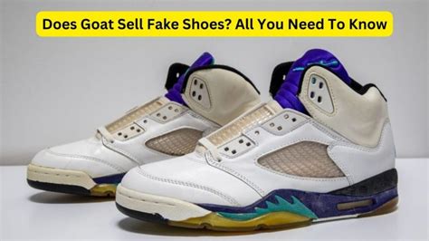 does goat sell fake shoes 2023|are goat shoes authentic.